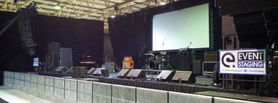 A leading supplier of indoor staging to Ireland's event industry